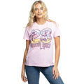 Rose clair - Violet - Lifestyle - Disney - T-shirt MALIBU BEACH - Femme