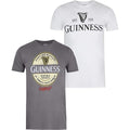 Blanc - Gris - Front - Guinness - T-shirts - Homme