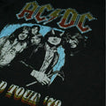 Noir - Side - AC-DC - T-shirt WORLD TOUR - Femme