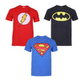Rouge - Noir - Bleu - Front - DC Comics - T-shirts - Enfant