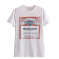Blanc - Front - Budweiser - T-shirt - Femme