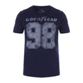 Bleu marine - Front - Goodyear - T-shirt - Homme