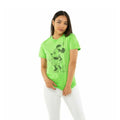 Vert fluo - Noir - Side - Disney - T-shirt - Femme
