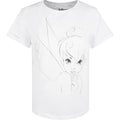 Blanc - Noir - Front - Tinkerbell - T-shirt - Femme