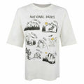 Blanc - Front - National Parks - T-shirt ALL THE PARKS - Femme