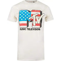 Beige pâle - Front - MTV - T-shirt AMERICANA - Homme