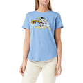 Indigo - Side - Disney - T-shirt MICKEYS CREW - Femme