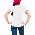 Blanc - Back - David Bowe - T-shirt ALADDIN SANE - Femme
