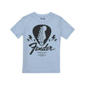 Bleu clair - Front - Fender - T-shirt GUITAR PICK - Garçon
