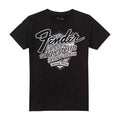Noir - Front - Fender - T-shirt AMERICAN INNOVATION - Homme