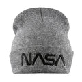 Gris chiné - Front - NASA - Bonnet - Homme