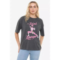 Anthracite - Side - Power Rangers - T-shirt - Femme