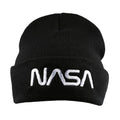 Noir - Front - NASA - Bonnet - Homme