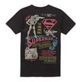 Noir - Back - Superman - T-shirt SUPER HERO SERVICES - Homme