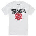 Blanc - Front - Dungeons & Dragons - T-shirt D20 - Homme