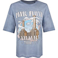 Vieux bleu ardoise - Front - Pink Floyd - T-shirt ANIMALS TOUR - Femme