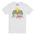 Blanc - Front - Power Rangers - T-shirt - Homme