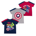 Multicolore - Front - Marvel Avengers - T-shirts - Garçon