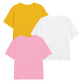 Jaune - Blanc - Rose - Back - The Lion King - T-shirts SIMBA & FRIENDS - Fille