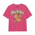 Fuchsia - Front - Garfield - T-shirt HUG IT OUT - Fille
