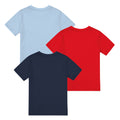 Rouge - Bleu marine - Bleu - Back - Cars - T-shirts - Garçon