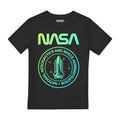 Noir - Front - NASA - T-shirt NATIONAL EMBLEM - Garçon