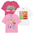 Blanc - Rose - Front - Disney - T-shirts PIXER ALL TIME FAVOURITES - Fille