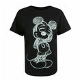 Noir - Blanc - Front - Disney - T-shirt SHY - Femme