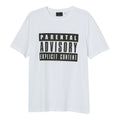 Blanc - Front - Parental Advisory - T-shirt - Homme