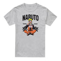 Gris chiné - Front - Naruto - T-shirt - Homme