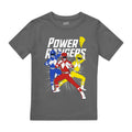 Charbon - Front - Power Rangers - T-shirt - Garçon