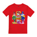 Rouge - Front - Power Rangers - T-shirt - Garçon