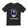 Noir - Front - Power Rangers - T-shirt SPLICED HEAD - Garçon