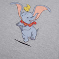 Gris chiné - Side - Dumbo - T-shirt HAPPY - Femme