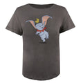 Anthracite - Front - Dumbo - T-shirt HAPPY - Femme