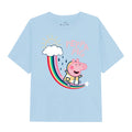 Bleu clair - Front - Peppa Pig - T-shirt - Fille