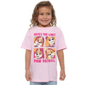 Rose clair - Side - Paw Patrol - T-shirt SKYE'S THE LIMIT - Fille