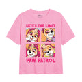 Rose clair - Front - Paw Patrol - T-shirt SKYE'S THE LIMIT - Fille