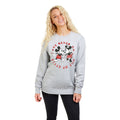 Gris chiné - Lifestyle - Disney - Sweat LOVE NEVER GOES OUT OF STYLE - Femme