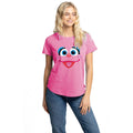 Violet fuchsia - Side - Sesame Street - T-shirt - Femme