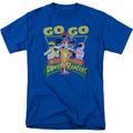 Bleu roi - Front - Mighty Morphin Power Rangers - T-shirt GO GO - Homme
