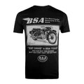 Noir - Front - BSA - T-shirt TEST DRIVE - Homme