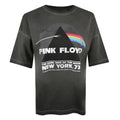Gris - Front - Pink Floyd - T-shirt DARK SIDE OF THE MOON - Femme