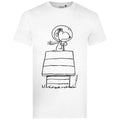 Blanc - Front - Peanuts - T-shirt - Homme