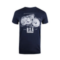 Bleu marine - Front - BSA - T-shirt - Homme