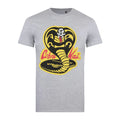 Gris chiné - Front - Cobra Kai - T-shirt - Homme