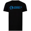 Noir - Bleu - Front - Marvel - T-shirt STARK INDUSTRIES - Homme