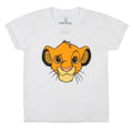 Blanc - Orange - Front - The Lion King - T-shirt - Fille