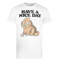 Blanc - Front - Garfield - T-shirt HAVE A NICE DAY - Homme