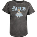 Gris - Front - Alice In Wonderland - T-shirt - Femme